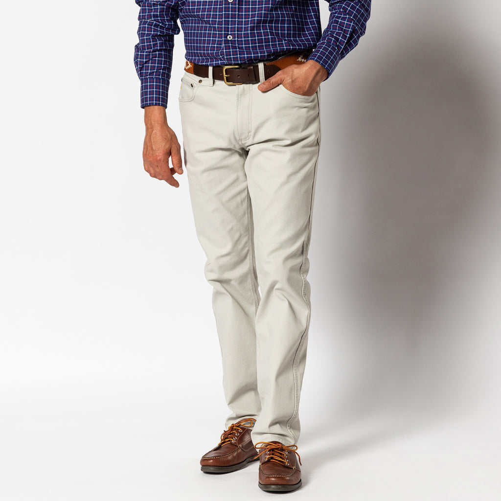 Field Canvas Five-Pocket - Stone – Duck Head