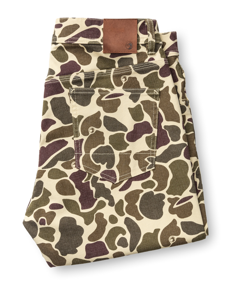 Field Canvas Five-Pocket - Sandrift Khaki Camo