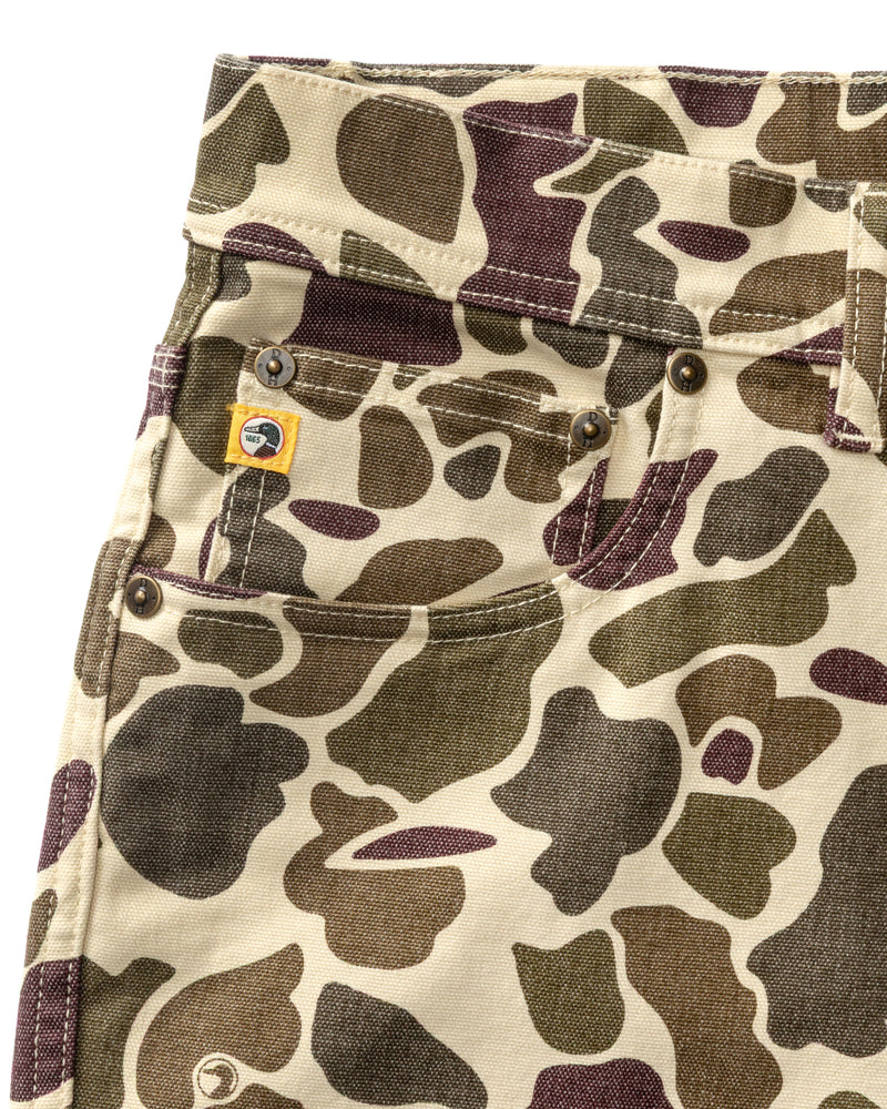 Field Canvas Five-Pocket - Sandrift Khaki Camo