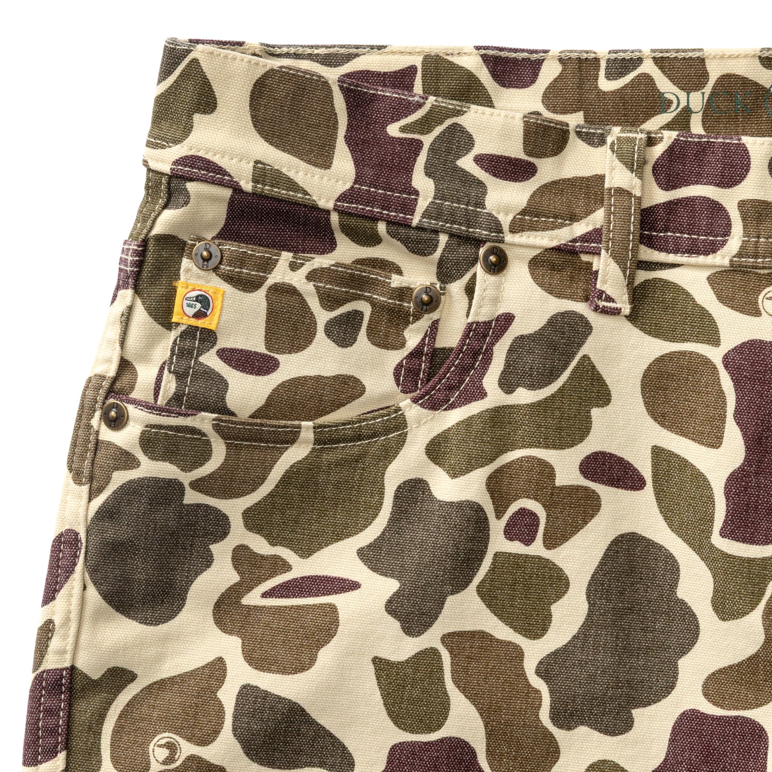 Field Canvas Five-Pocket - Sandrift Khaki Camo