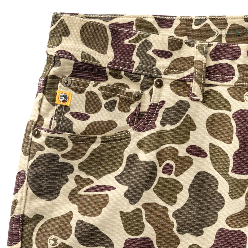 Field Canvas Five-Pocket - Sandrift Khaki Camo