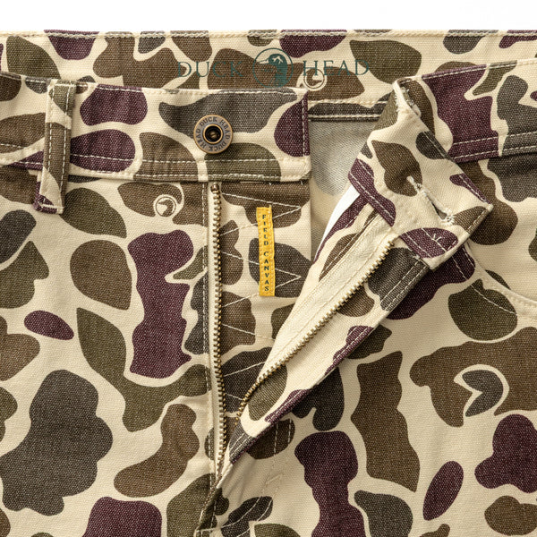 Field Canvas Five-Pocket - Sandrift Khaki Camo