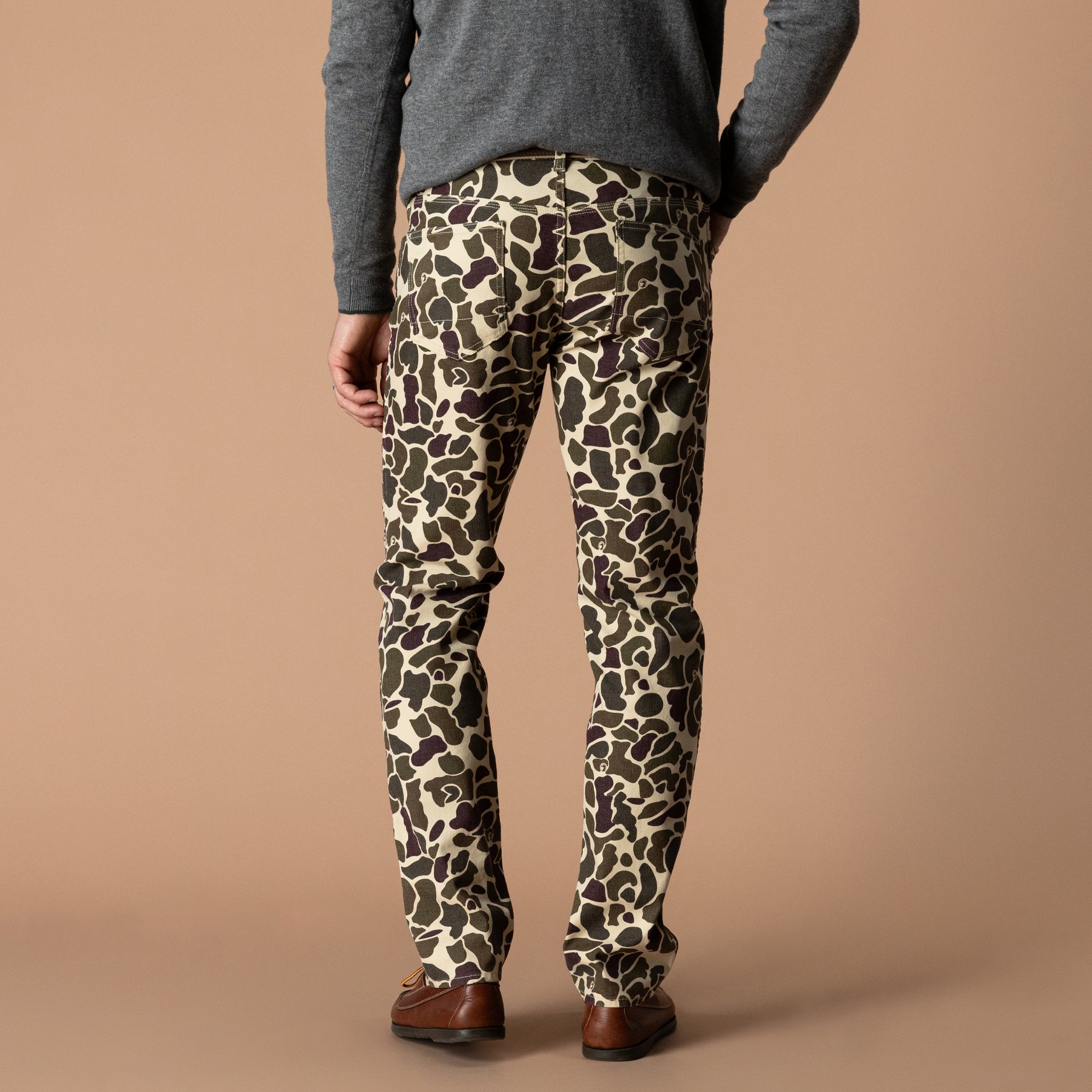 Field Canvas Five-Pocket - Sandrift Khaki Camo