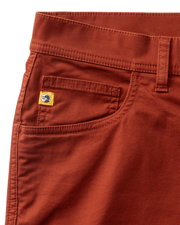 Shoreline Five-Pocket - Brandy Brown