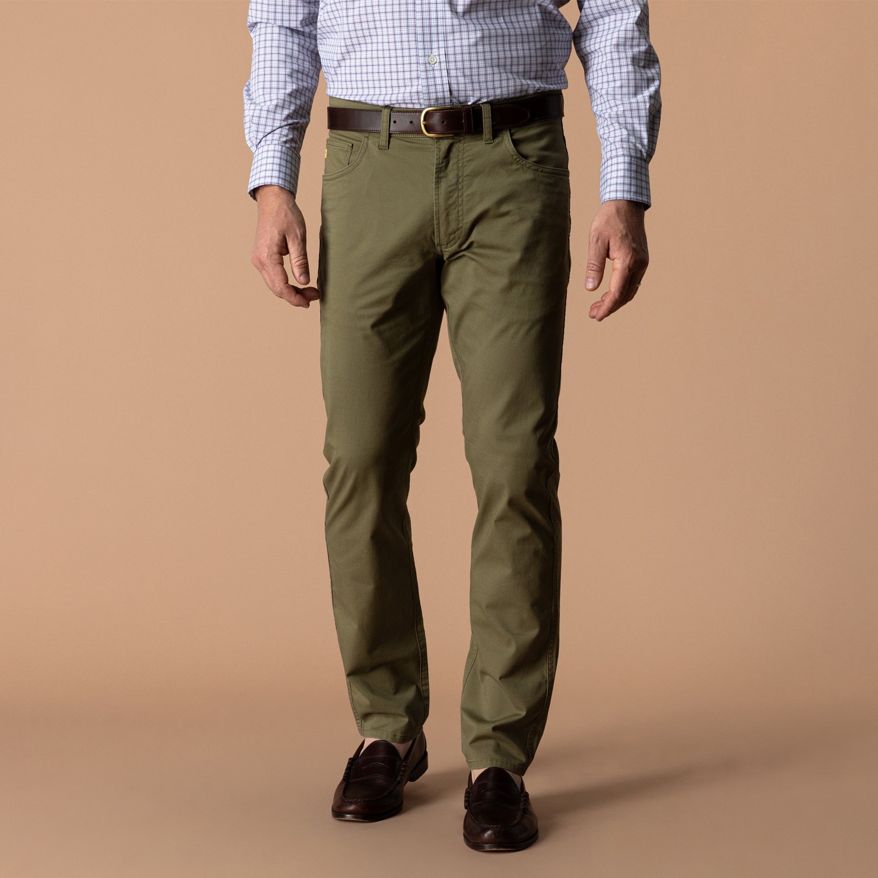 Shoreline Five-Pocket - Moss Green
