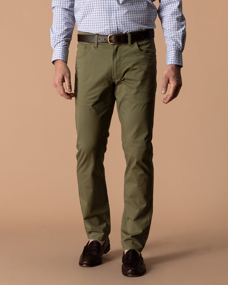 Shoreline Five-Pocket - Moss Green