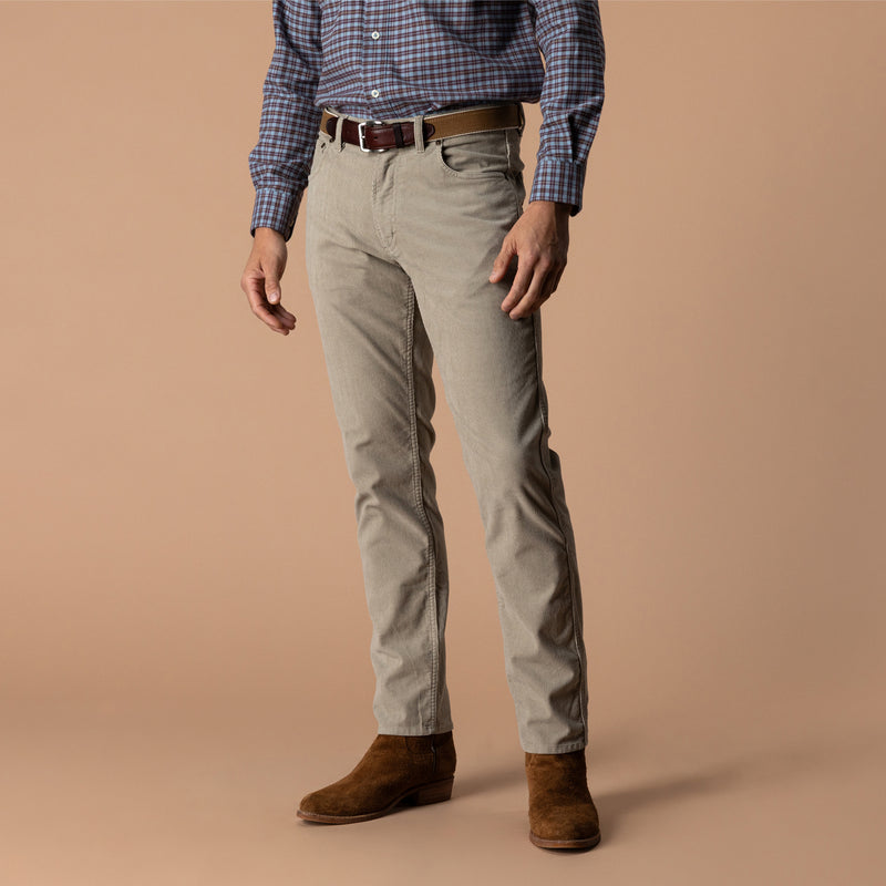 Holston Corduroy Five-Pocket - Khaki