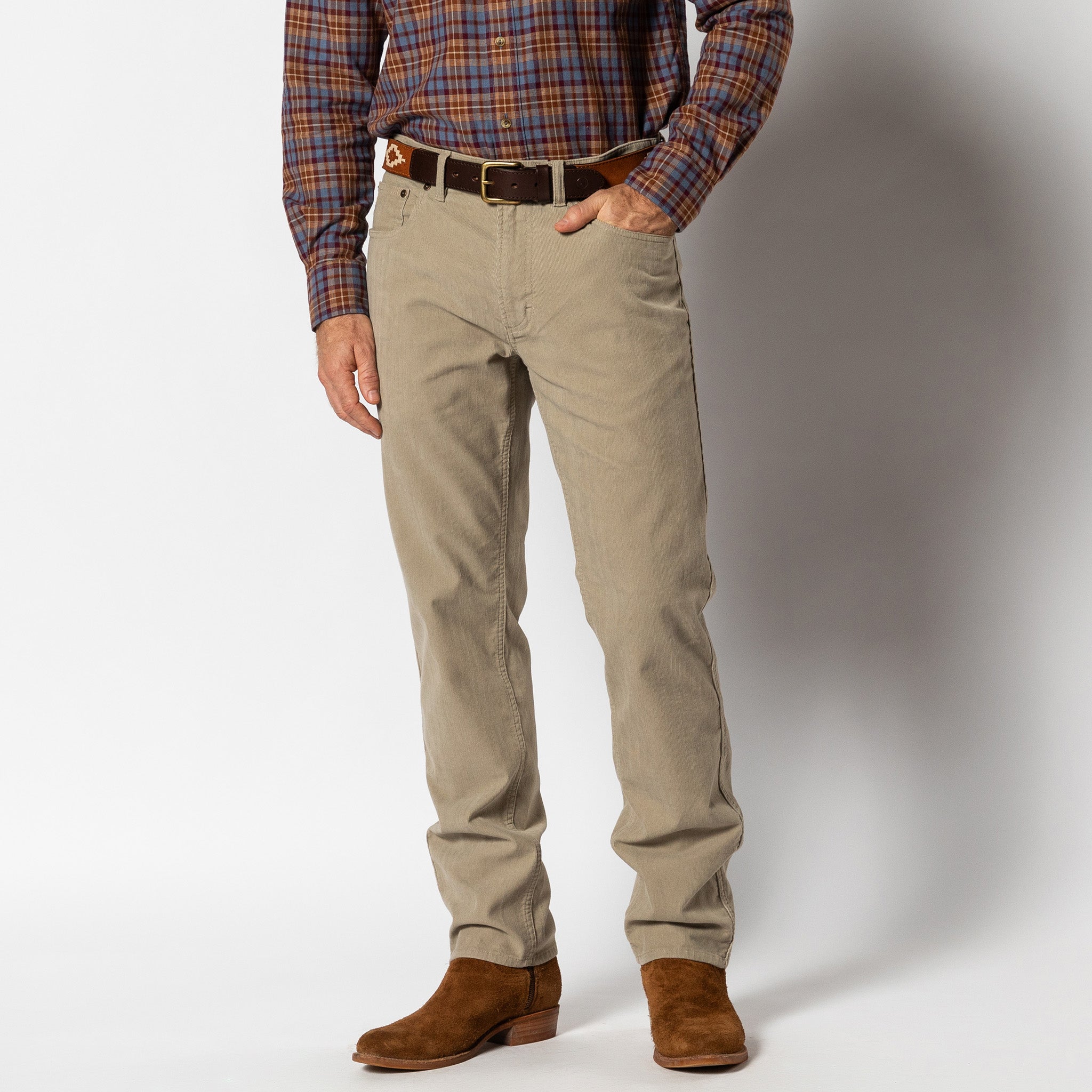 Holston Corduroy Five-Pocket - Khaki