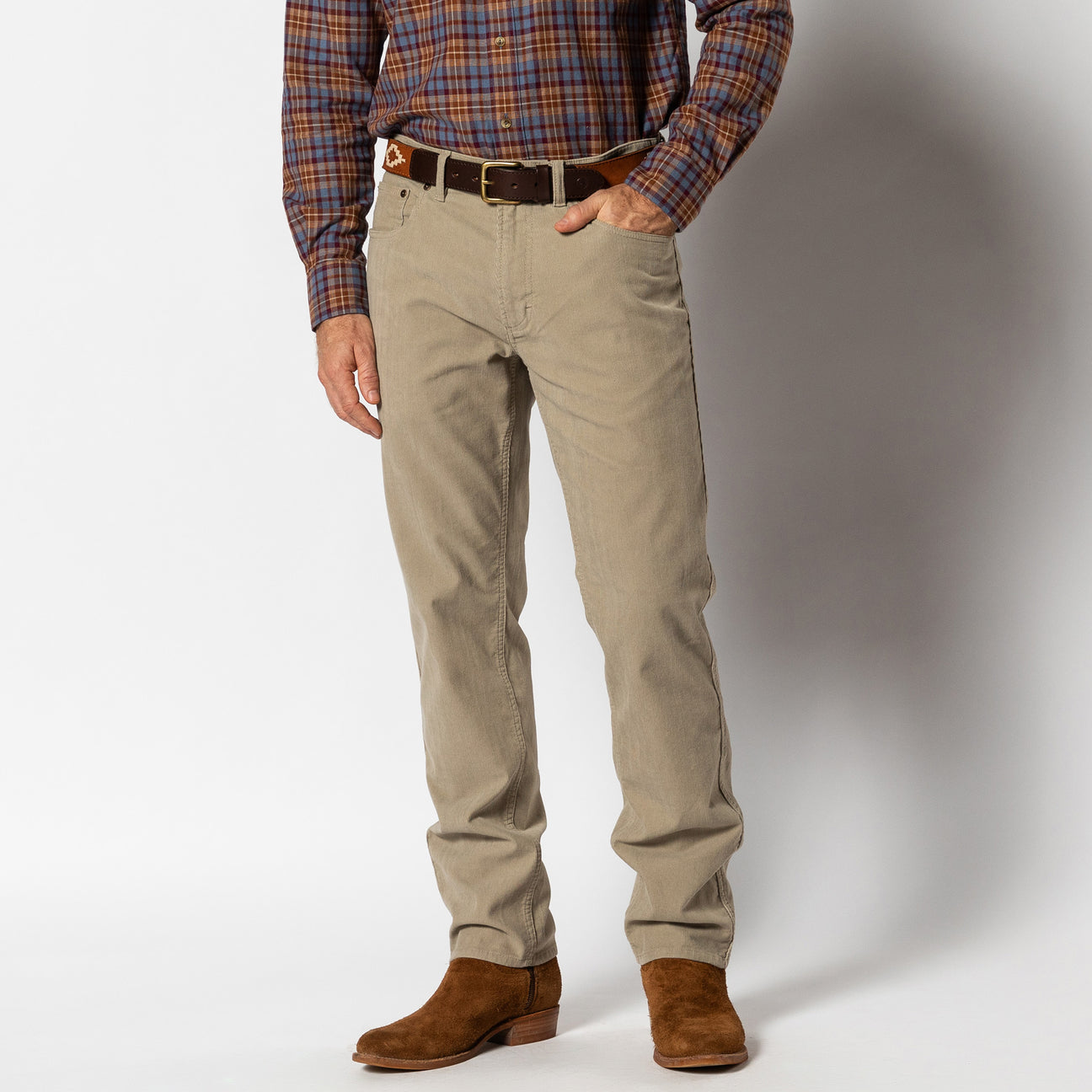 Holston Corduroy Five-Pocket - Khaki