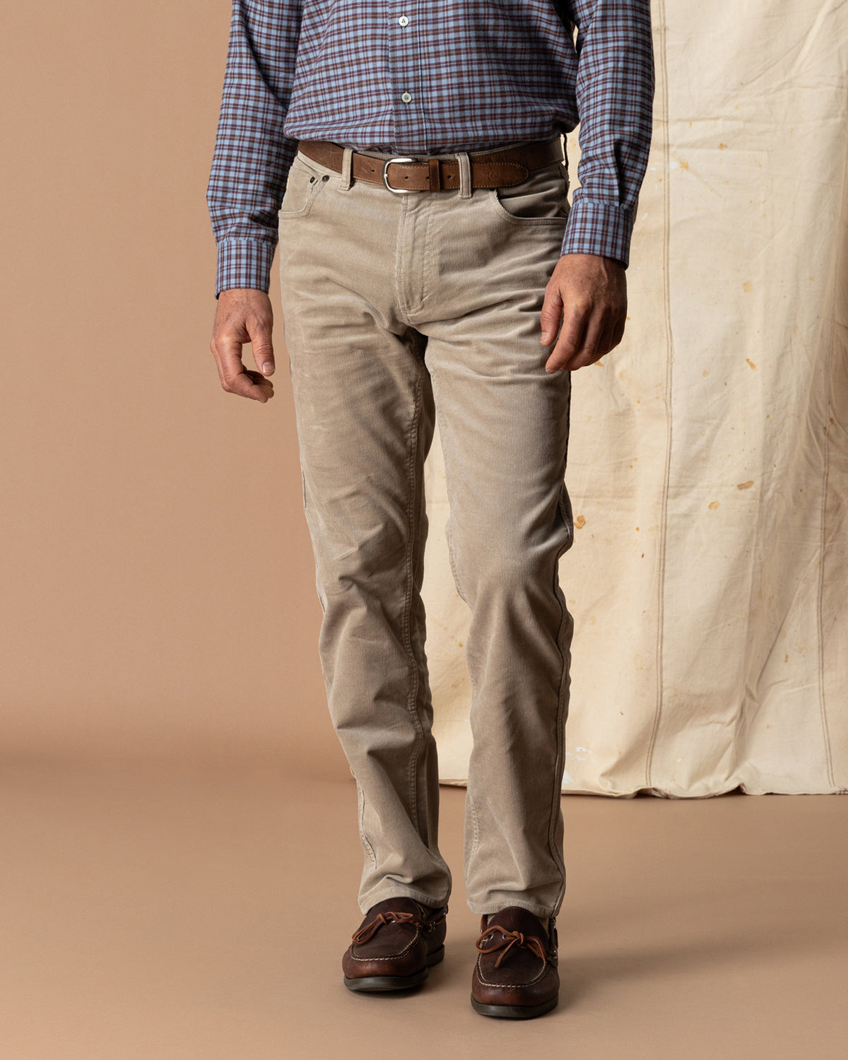 Holston Corduroy Five-Pocket - Khaki