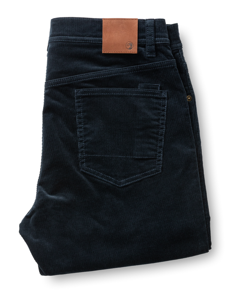 Holston Corduroy Five-Pocket - Carbon Navy