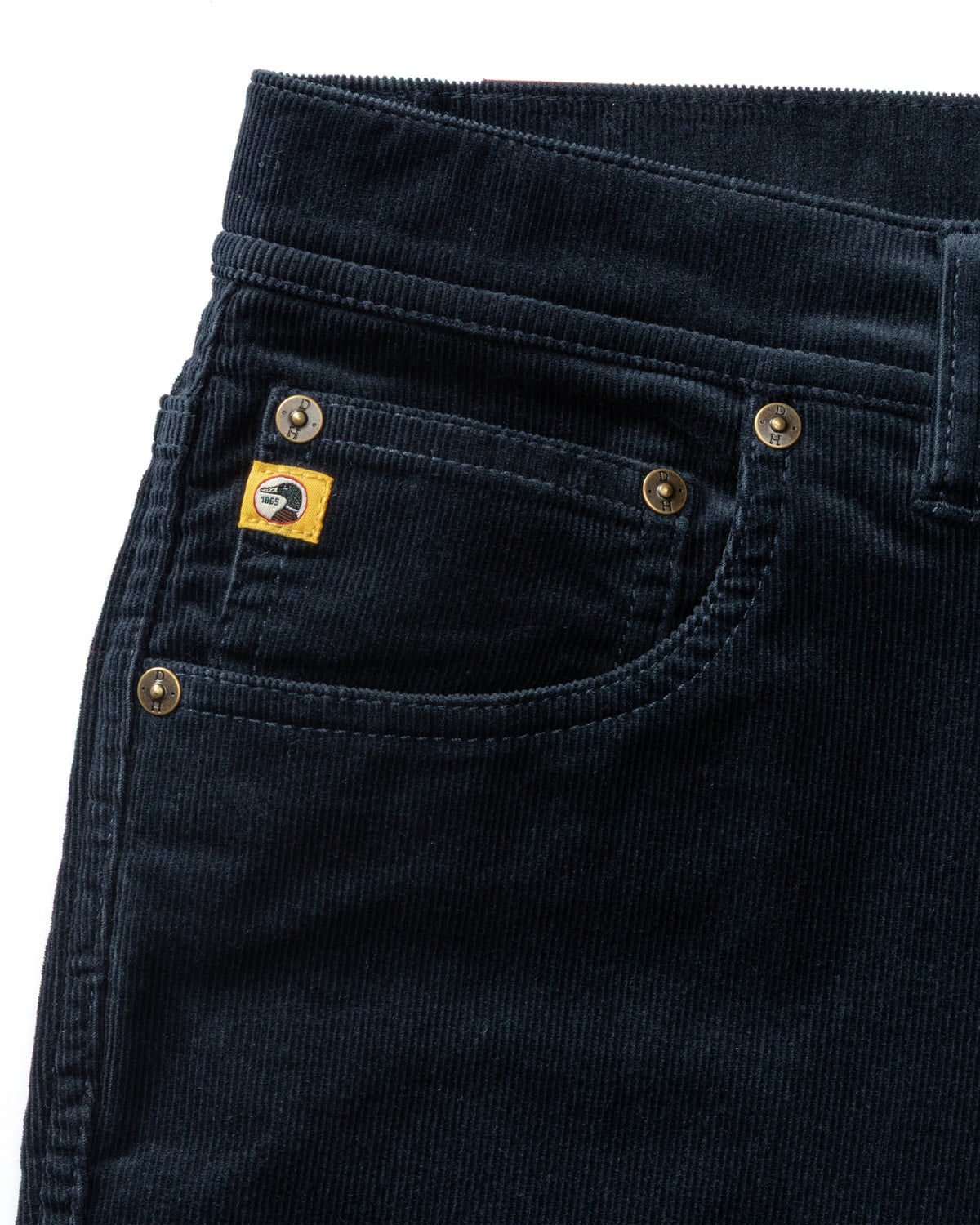 Holston Corduroy Five-Pocket - Carbon Navy