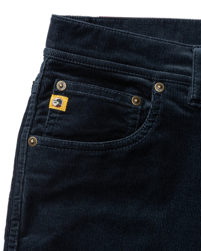 Holston Corduroy Five-Pocket - Carbon Navy
