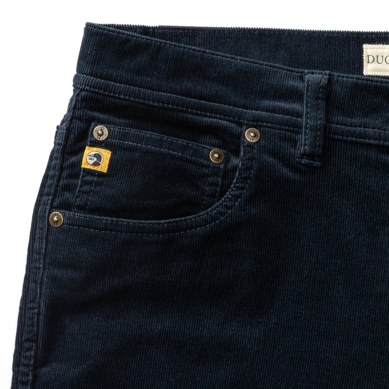 Holston Corduroy Five-Pocket - Carbon Navy