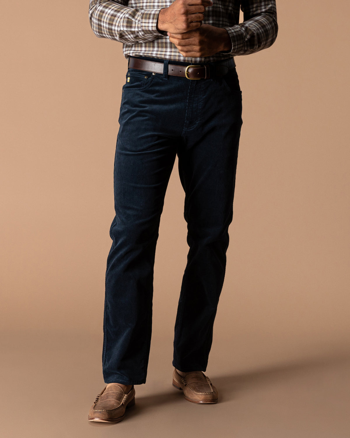 Holston Corduroy Five-Pocket - Carbon Navy