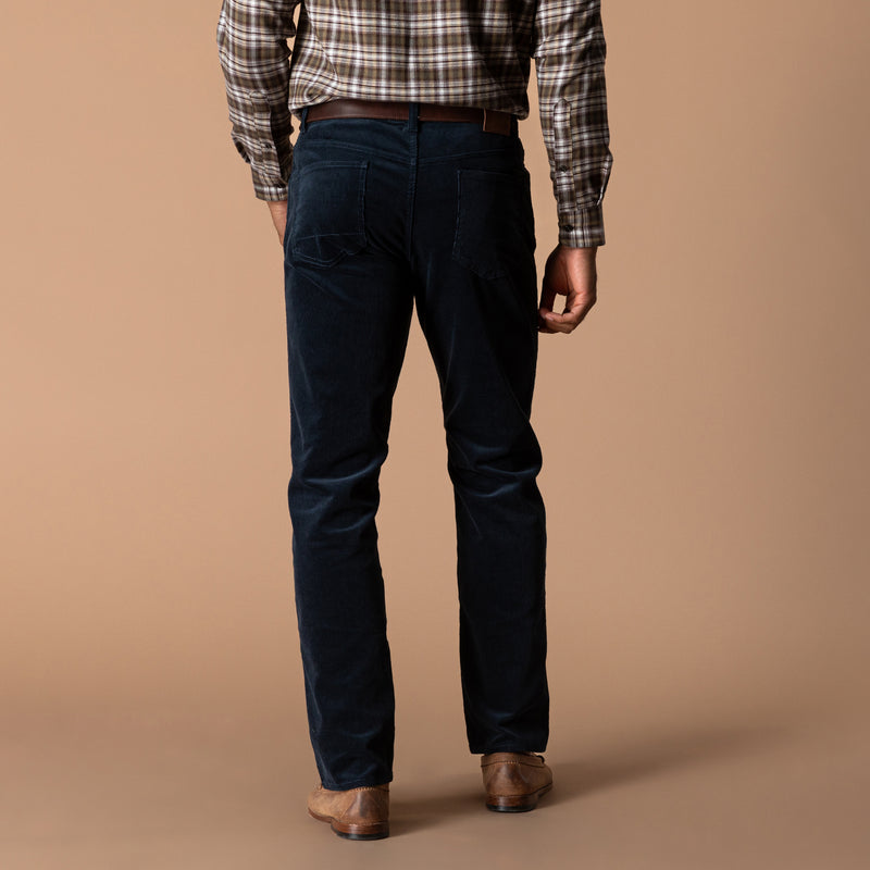 Holston Corduroy Five-Pocket - Carbon Navy