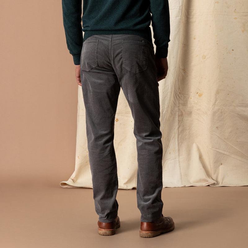 Holston Corduroy Five-Pocket - Fossil Gray