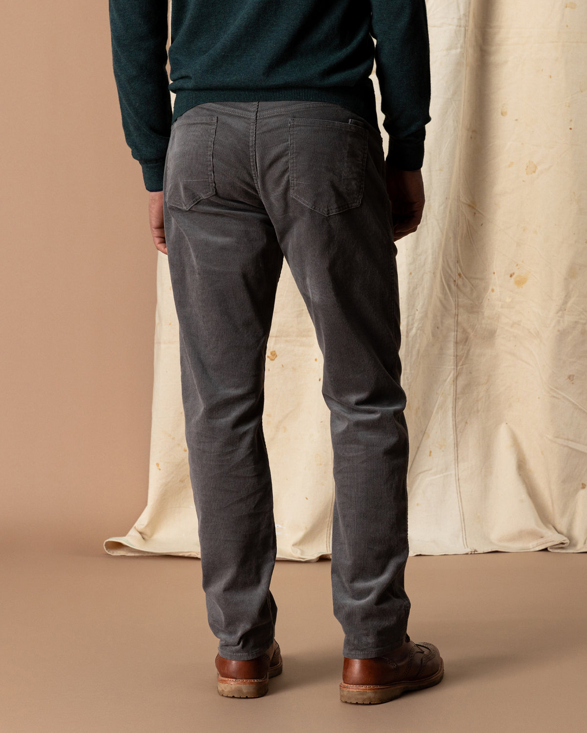 Holston Corduroy Five-Pocket - Fossil Gray