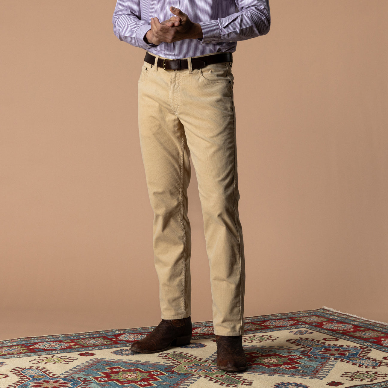 Holston Corduroy Five-Pocket - Sandrift Khaki