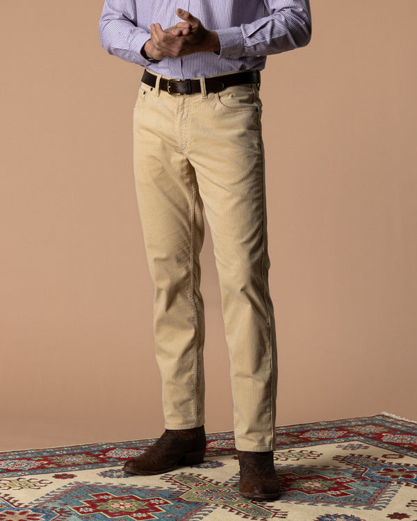 Holston Corduroy Five-Pocket - Sandrift Khaki