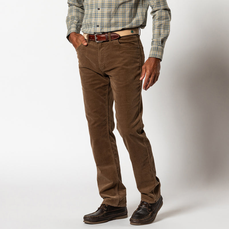 Holston Corduroy Five-Pocket - Dark Oak