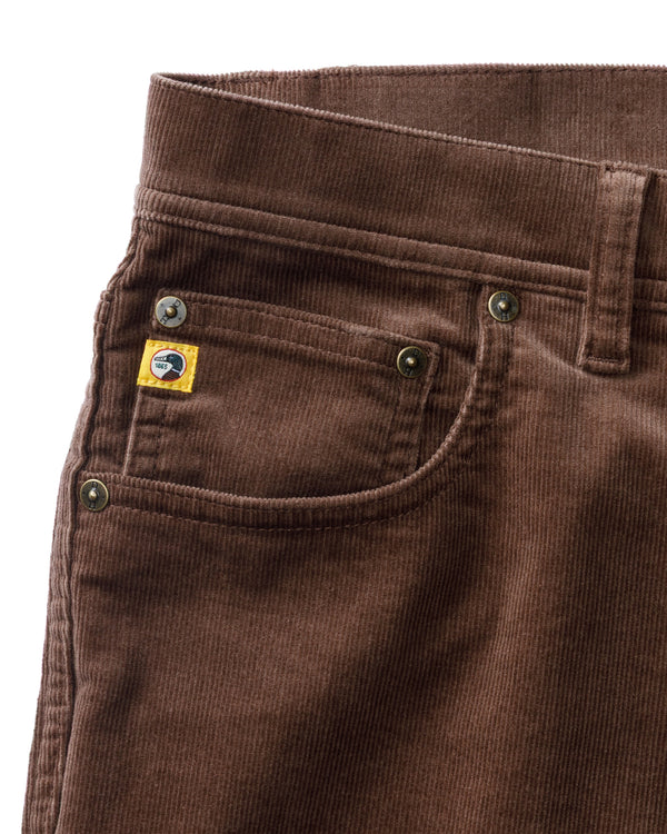 Holston Corduroy Five-Pocket - Espresso Brown