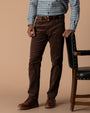 Holston Corduroy Five-Pocket - Espresso Brown