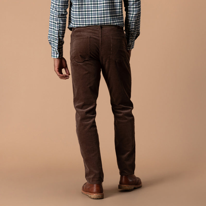 Holston Corduroy Five-Pocket - Espresso Brown