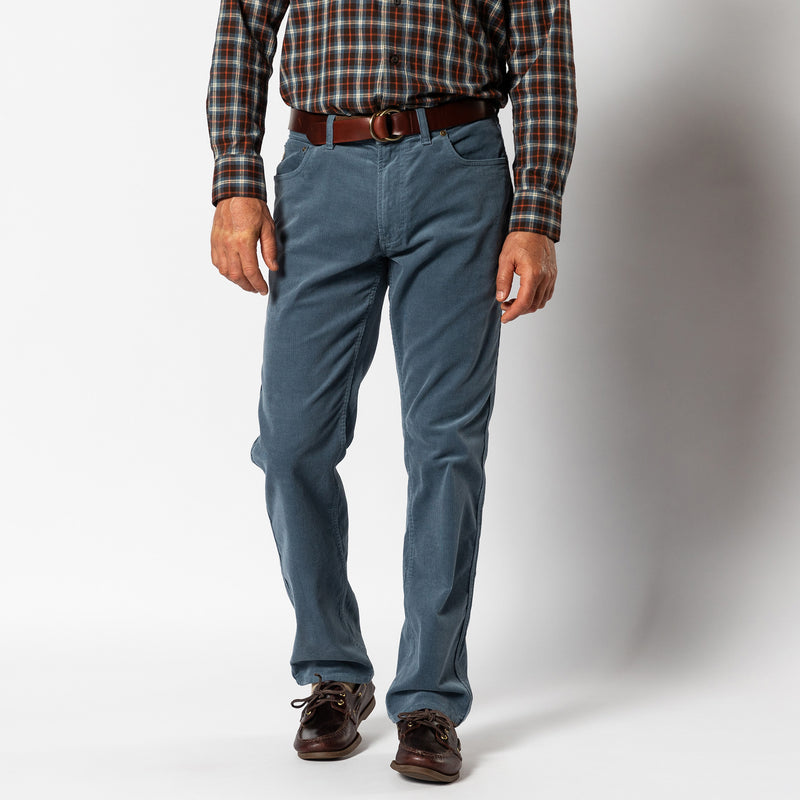 Holston Corduroy Five-Pocket - Dusk Blue