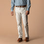 Classic Fit Pinpoint Canvas Five-Pocket - Stone