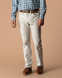 Classic Fit Pinpoint Canvas Five-Pocket - Stone