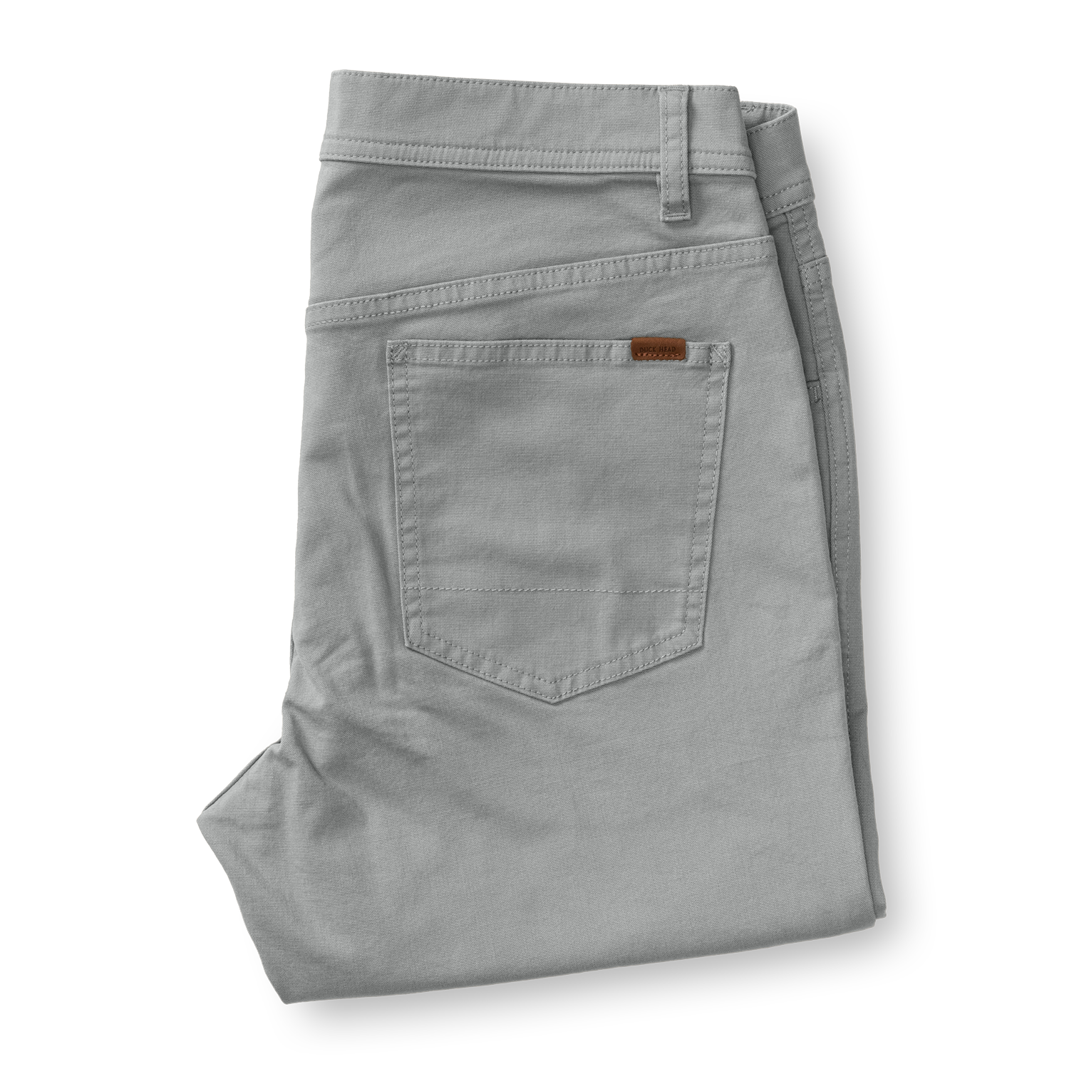 Classic Fit Pinpoint Canvas Five-Pocket - Shadow Grey