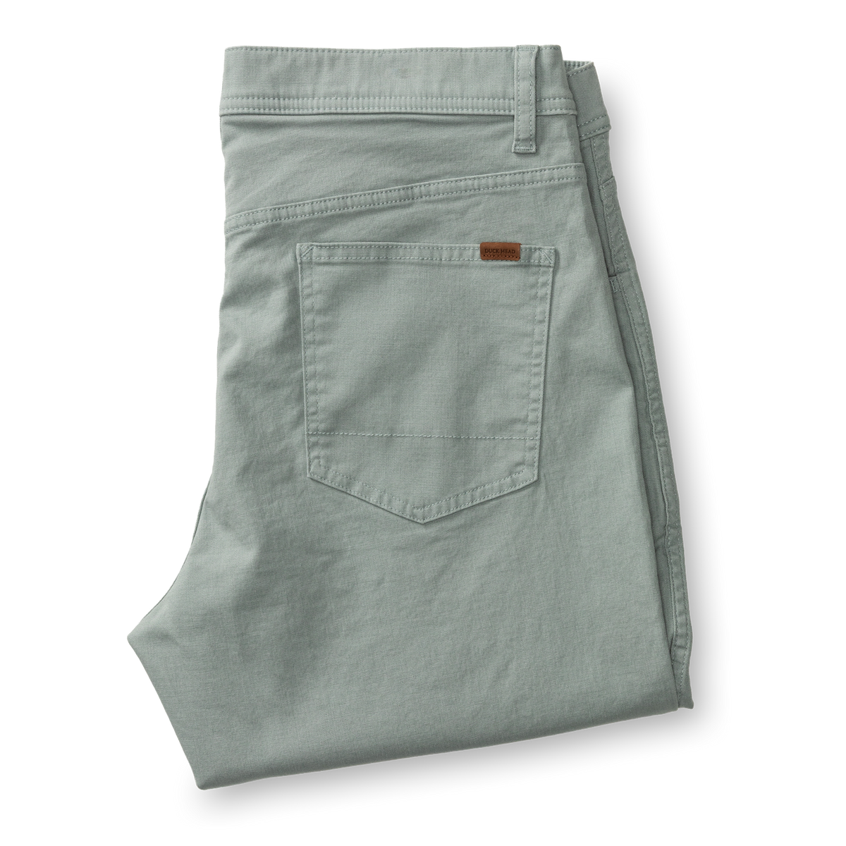 Classic Fit Pinpoint Canvas Five-Pocket - Pewter Grey