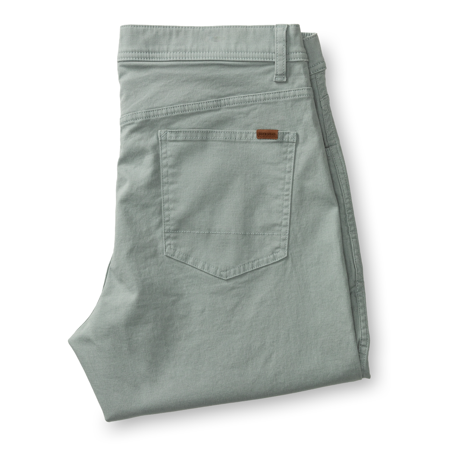 Classic Fit Pinpoint Canvas Five-Pocket - Pewter Grey