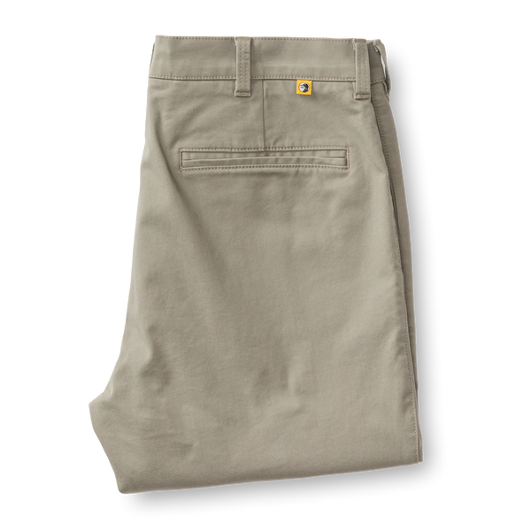 Slim Fit Gold School Chino - Placid Grey