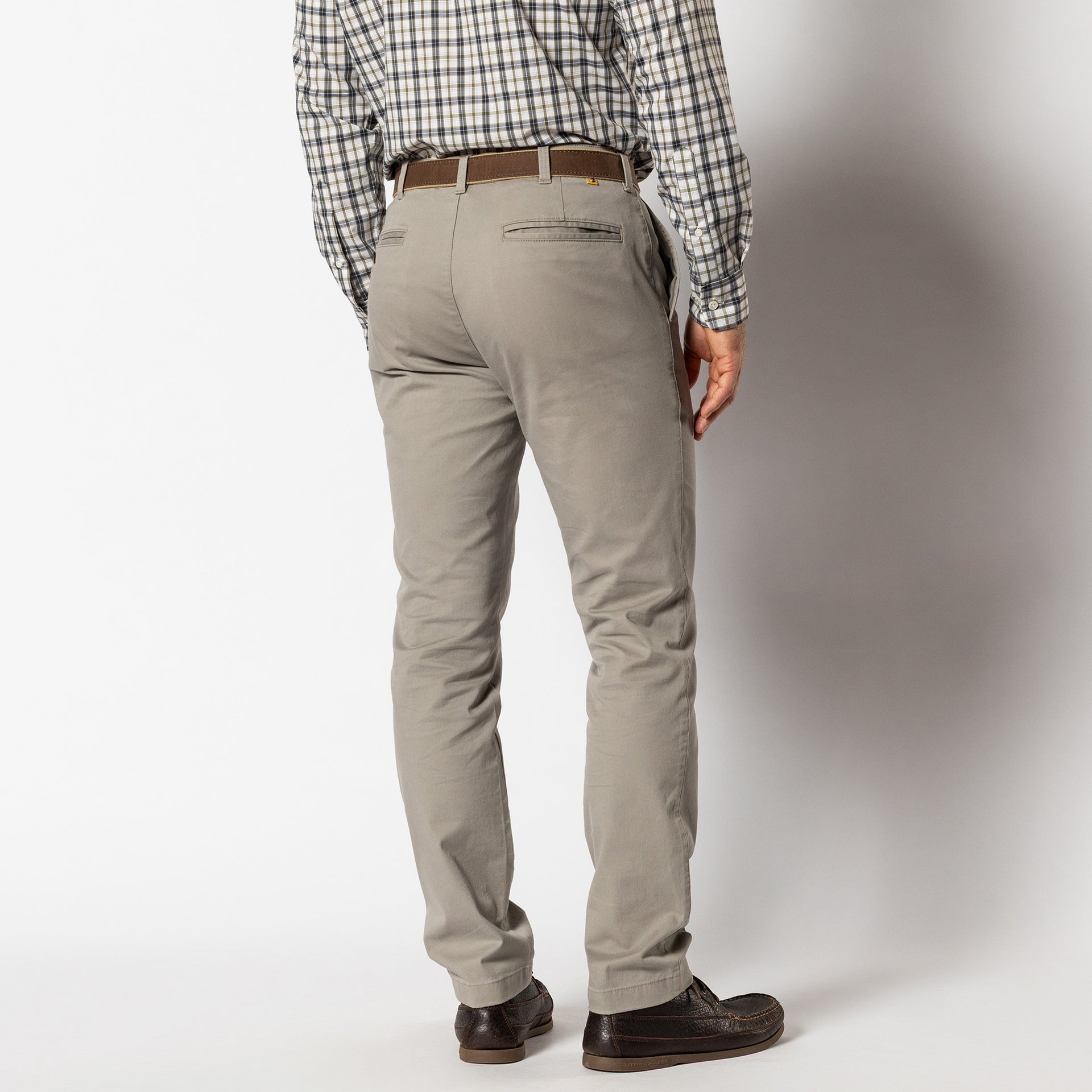 Slim Fit Gold School Chino - Placid Grey
