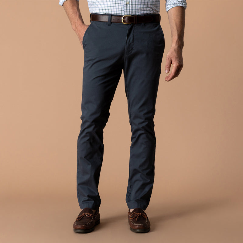 Slim Fit Gold School Chino - Washed Navy