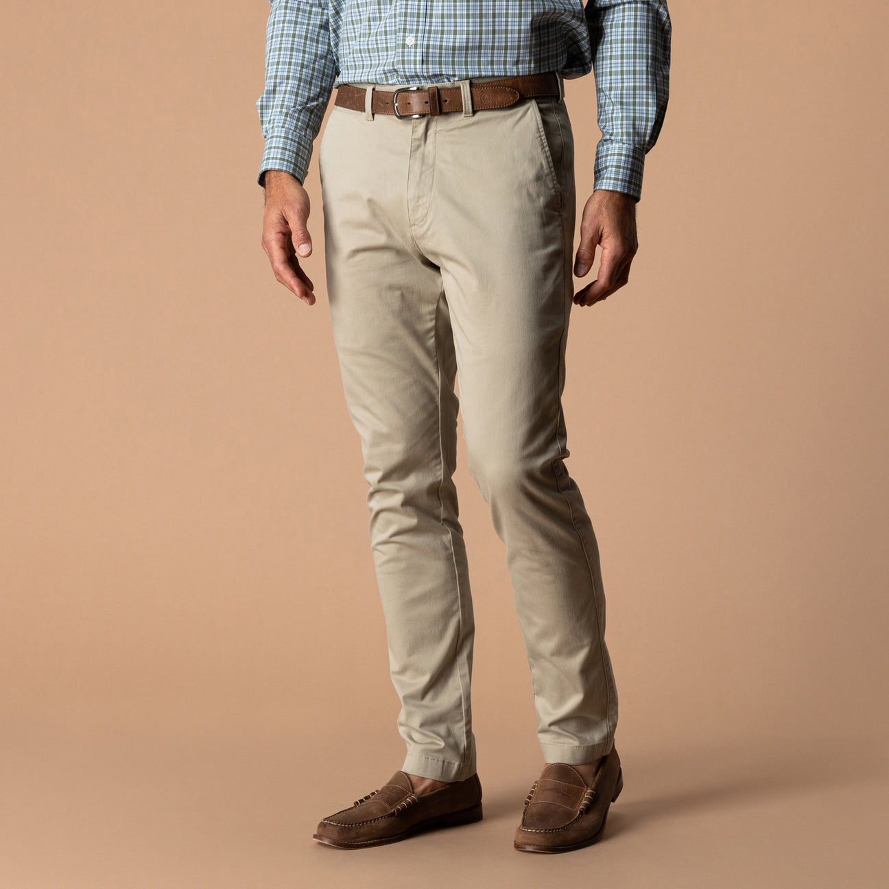 Slim Fit Gold School Chino - Khaki