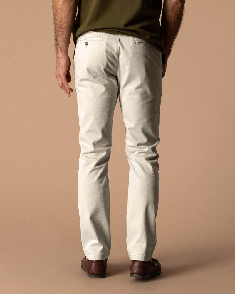 Slim Fit Gold School Chino - Stone