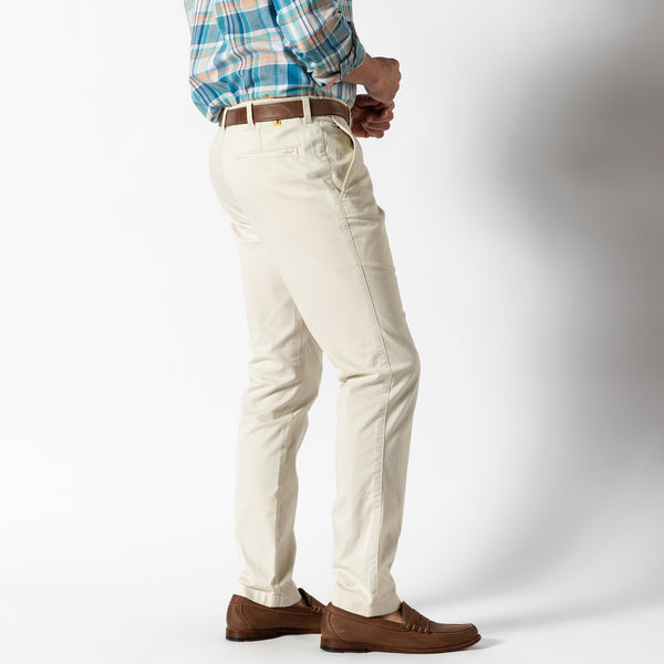 Slim Fit Gold School Chino - Stone