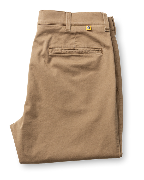 Slim Fit Gold School Chino - Rustic Brown
