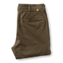 Slim Fit Gold School Chino - Dark Olive