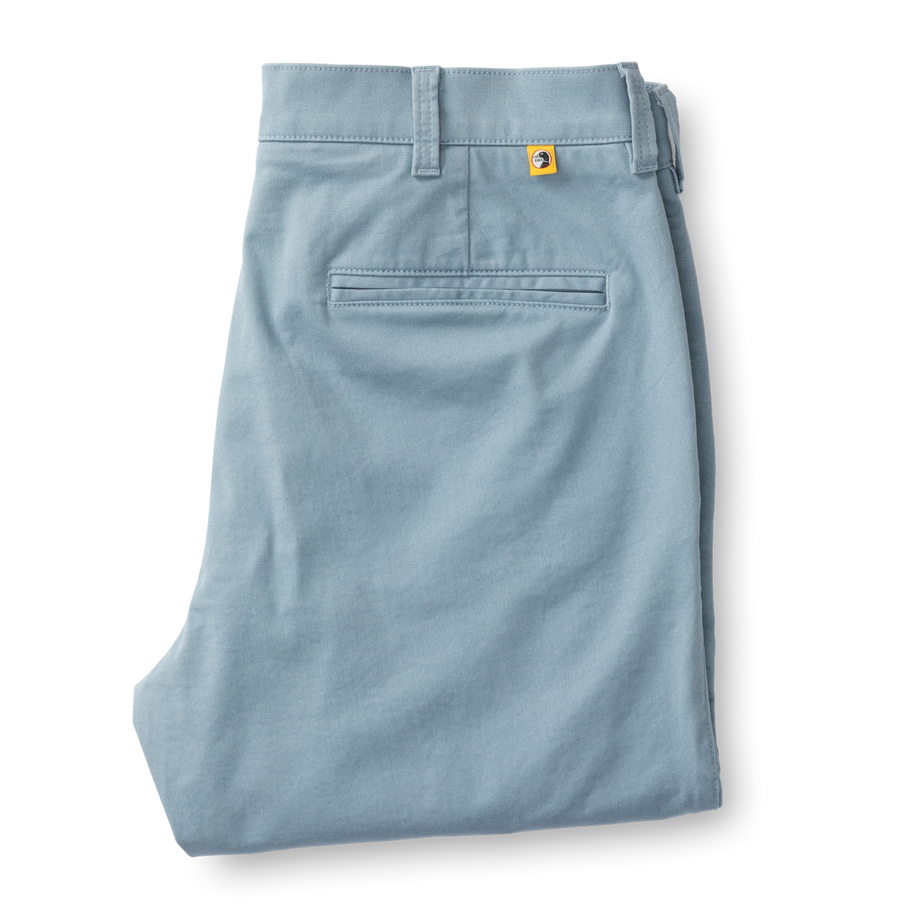 Slim Fit Gold School Chino - River Blue