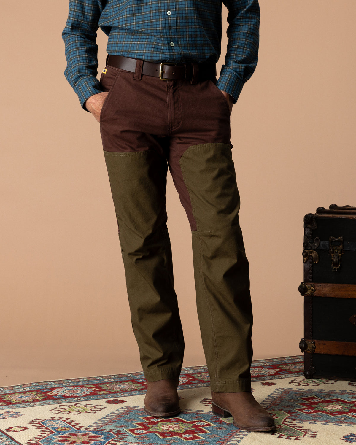Field Canvas Briar Pant - Espresso Brown