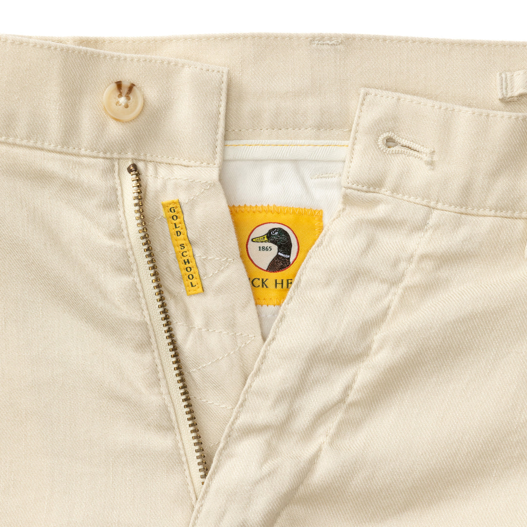 Classic Fit Linen Gold School Chino - Stone – Duck Head
