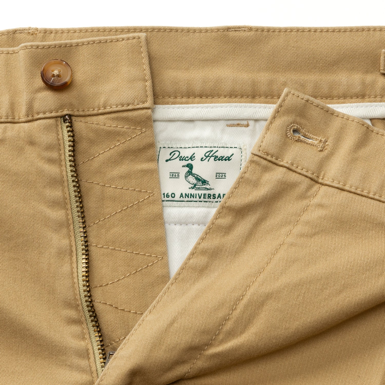 Pleated Gold School Chino - 160th Anniversary Edition