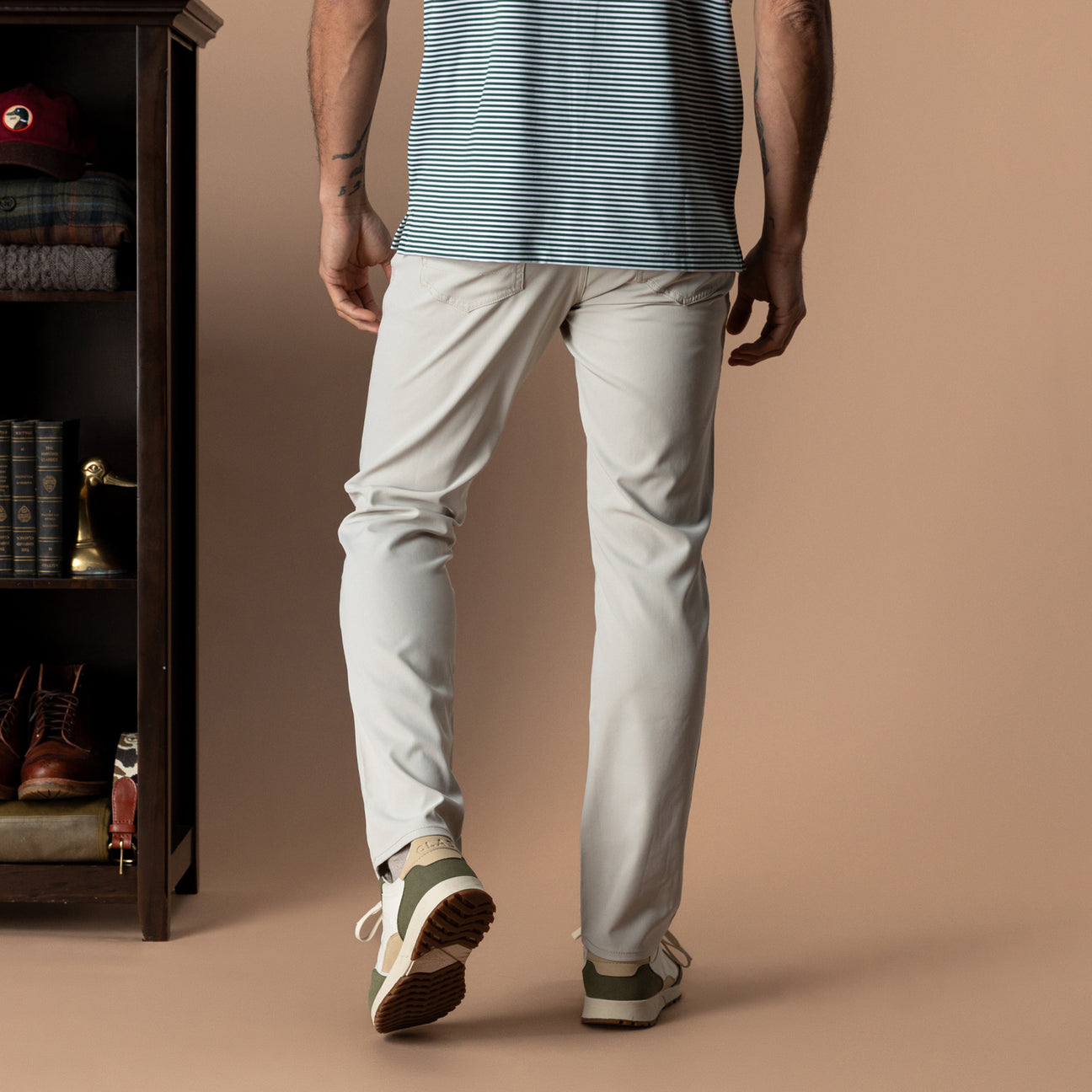 Long Drive Performance Five-Pocket - Stone