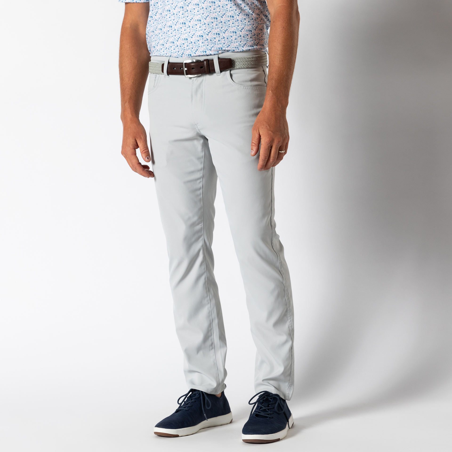 Long Drive Performance Five-Pocket - Mist Grey