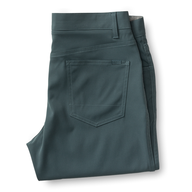 Long Drive Performance Five-Pocket - Graphite Blue
