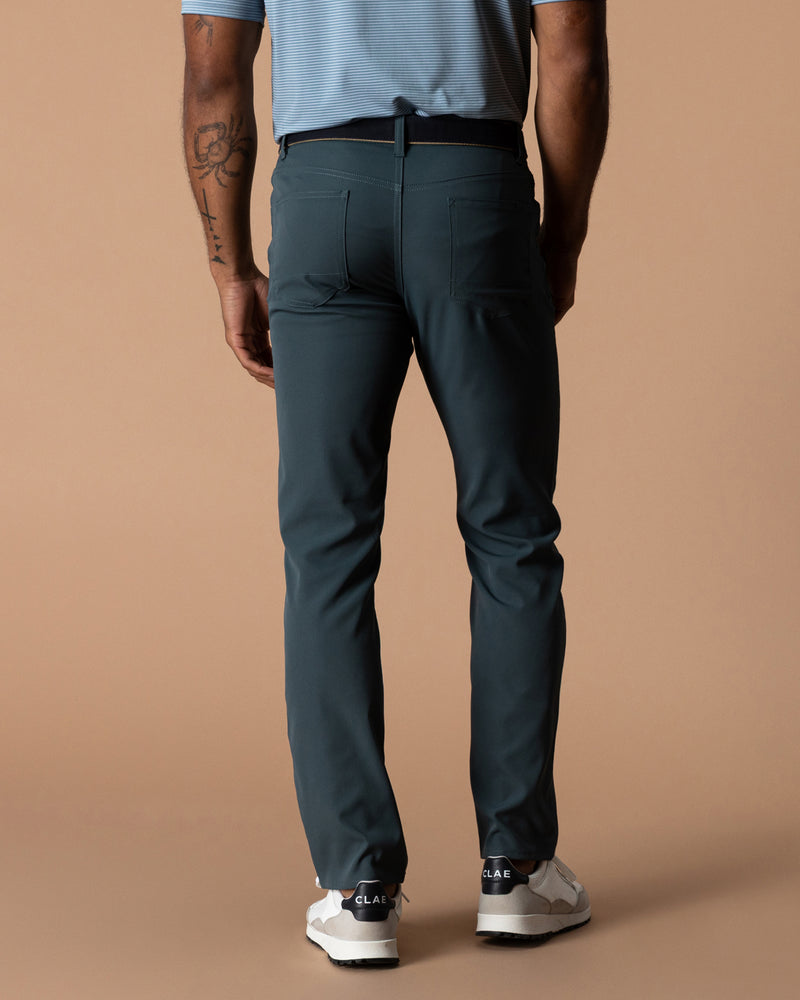Long Drive Performance Five-Pocket - Graphite Blue